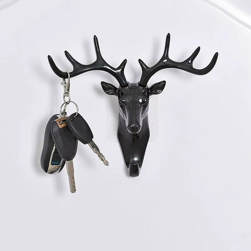 Wall hanging hook vintage deer - hanging,