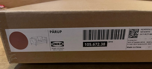 Ikea parup seater sofa full - 2,