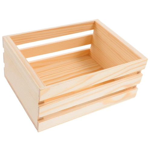 Wooden crates for desktop - wooden,