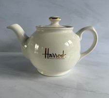 Vintage Harrods Cream Tea Pot Gold Detailing James Sadler Made In England