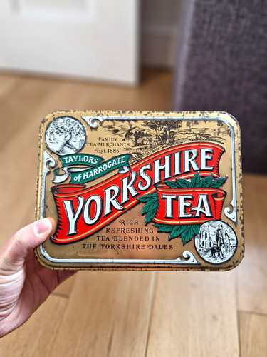 Vintage yorkshire tea - tea, metal