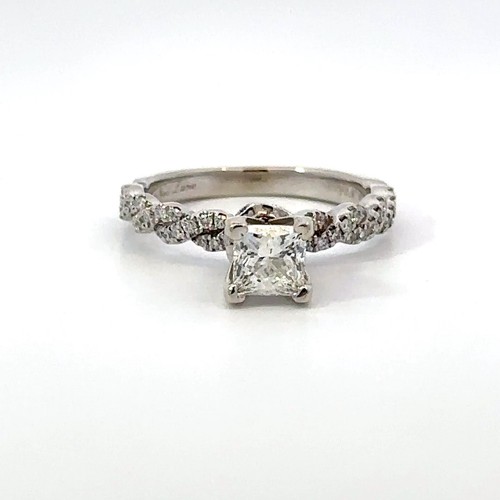14k white gold leo - gold,