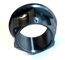 SUZUKI GSXR 1000R 2001-2025 TITANIUM REAR AXLE SPINDLE FLANGED NUT RACE BLACK