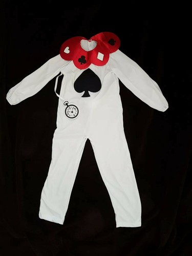 White rabbit costume amscan - white,