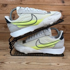 Nike Trainers Womens Size UK 5.5 Waffle Racer 2X Summit White Volt Shoes