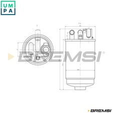 FUEL FILTER FE0829 FOR SKODA VW PASSAT/B5/B5.5 AUDI A4/B6/B7/Convertible A6/C5