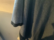 Brora Cashmere Poncho, Denim
