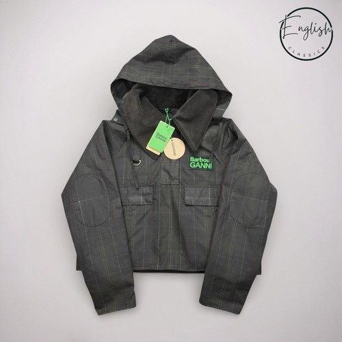 Barbour ganni tartan anorak - barbour,