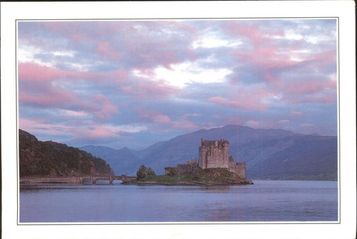 Vintage eilean donan - eilean,