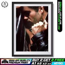 GEORGE MICHAEL WHAM Wall Art Picture Poster Print BUY 2 GET 2 FREE | A1 A2 A3 A4