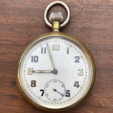 Record 433 Military Issue GSTP 047411 G.S.T.P. S 15J Pocket Watch PocketWatch 