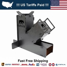 Multi Fuel Burning Camp Stove | Heater, Cooking, BBQ, Grill Folding