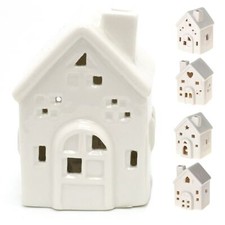 Mini LED White Ceramic House