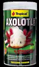 TROPICAL AXOLOTL STICKS REPTILE FOOD Iberian Ribbed Newt AQUATIC FROG 250ml/135g