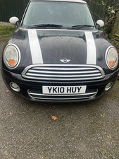 MINI COOPER FRONT BUMPER 2009 3 DOOR HATCHBACK BLACK