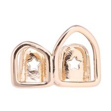 Tooth Cap Open Face Double 18k