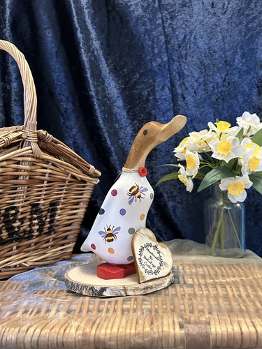 Wooden duckling 18cm - duckling,