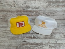 Vintage JCB Hat Lot of 2