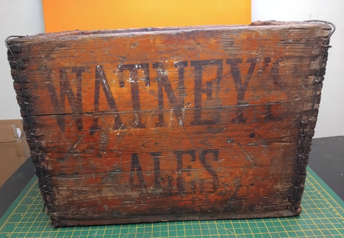 Vintage watney wooden beer - watney,