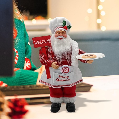 Chef santa figurines - chef,