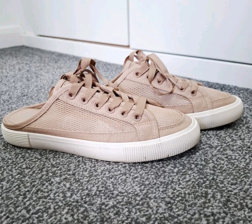 Zara canvas sneaker mules - canvas,