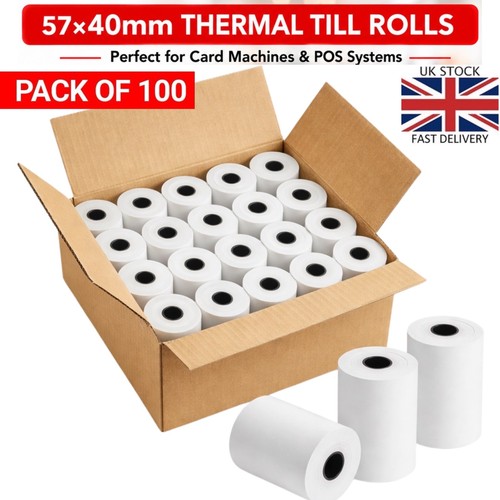 Thermal paper 57x40mm credit - paper,