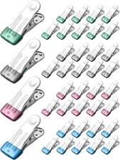 40 Pcs Clothes Pegs for Washing Line - Stainless Steel Towel Pegs