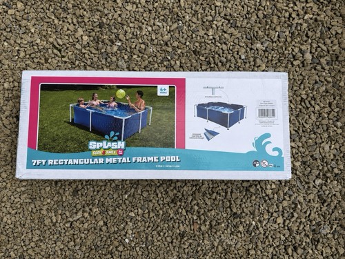 7ft rectangular metal - rectangular, frame