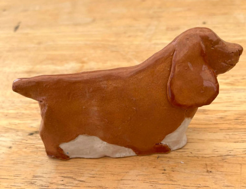 Sussex spaniel ceramic - spaniel,