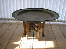 Restoration Project Large Antique Chinese  Brass Wall Plate Table 26 inch