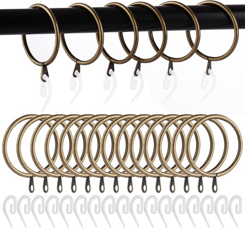100 pack metal curtain - pack, rings