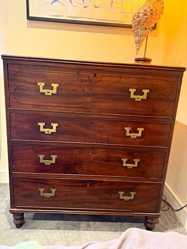 19th century figured mahogany