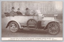 RPPC Farewell Tour Alderman Joseph Malins Grand Chief Templar Veteran Car PC