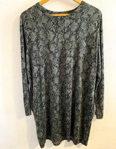 Green black snake print - m&s,