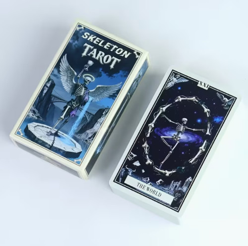 Mini skeleton tarot cards - mini,