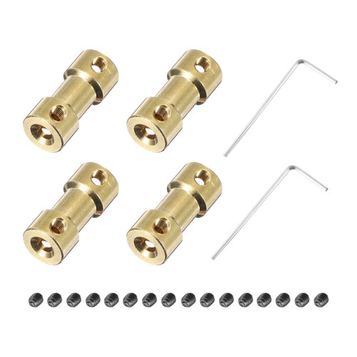 4pcs 3mm 5mm - 3mm, brass