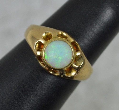 Antique opal and 18ct - and,