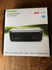 Goodmans Compact Digital Freeview Top Box GD11FVZS1 Uses Scart Opened Unused