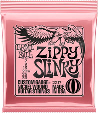 Ernie Ball Zippy Slinky Nickel Wound Electric Guitar Strings - 7-36 Gauge