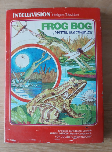 Mattel intellivision frog - intellivision:, bog