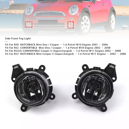 Pair front bumper fog - pair,