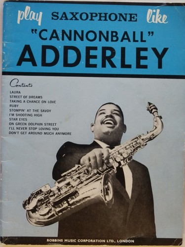 Play saxophone like cannonball - play,