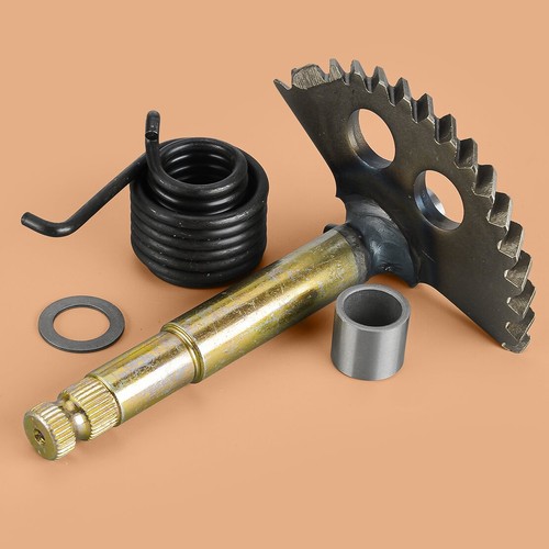 Kick start starting gear - start, shaft