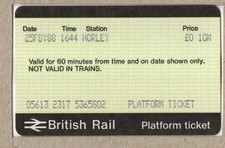 Horley S02 - APTIS platform ticket - final example from S02