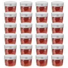 Glass Jam Jars 24pcs 110ml