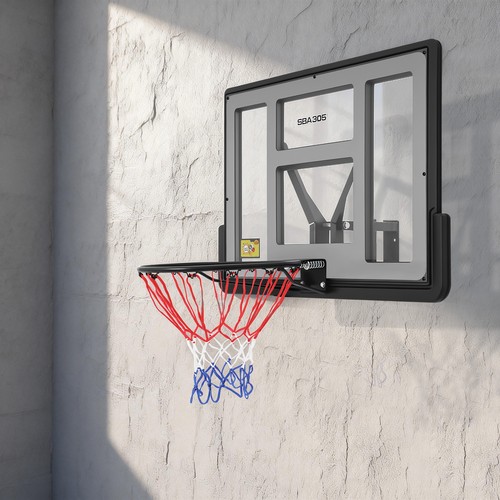 Basketball backboard and - basketball,
