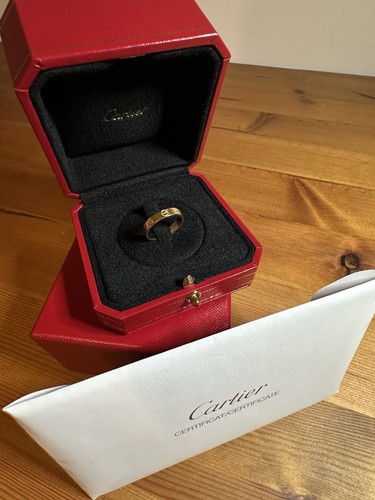 Cartier love ring small 18k - love,