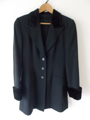 Vintage jacket with - , astrakhan