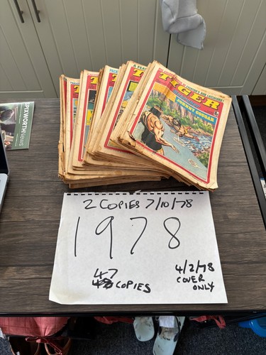 Tiger and scorcher comics from - tiger,