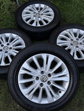 4 x 17" RARE GENUINE VW TRANSPORTER CALFORNIA OCEAN T6 T5 ALLOYS WHEELS TYRES